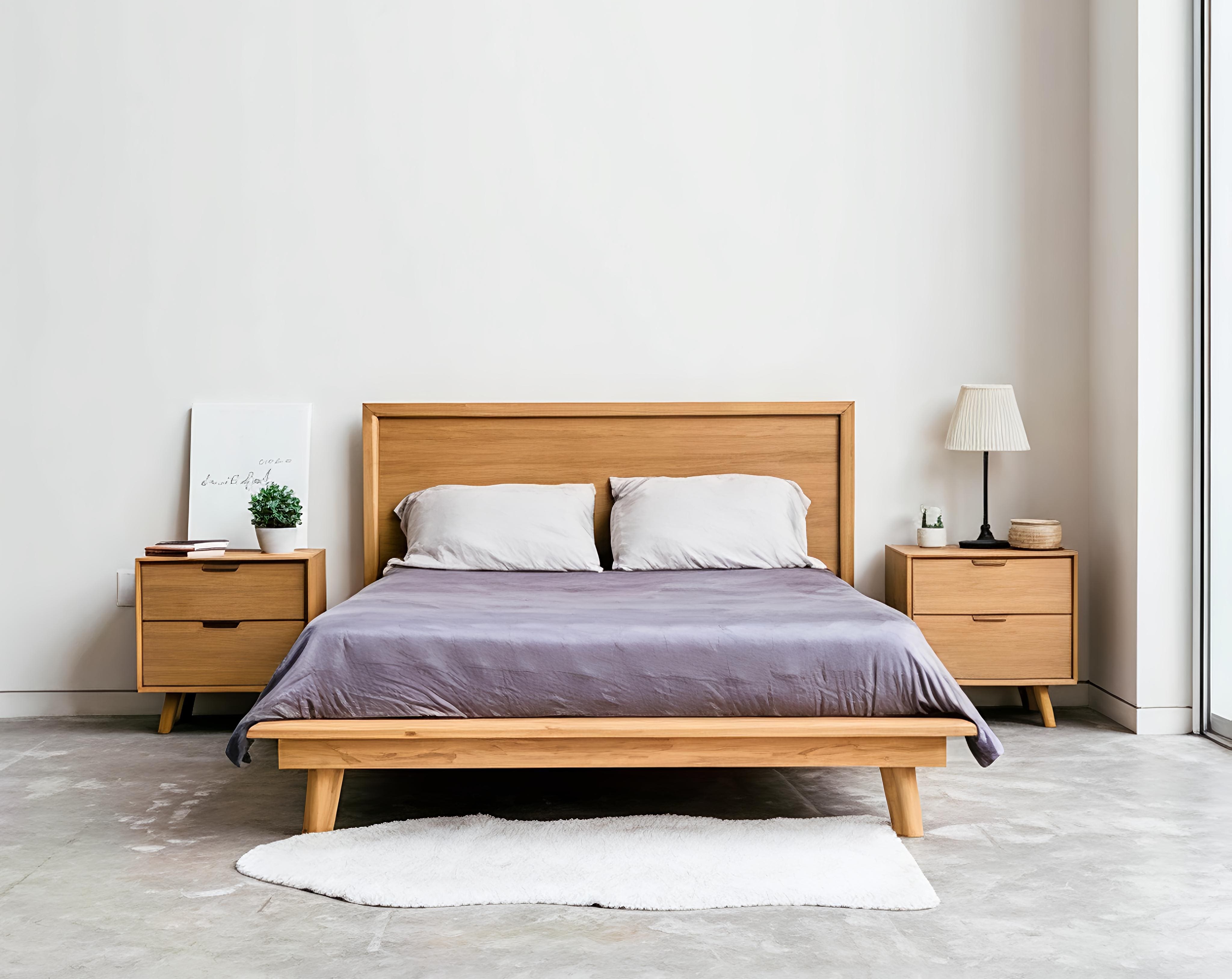 Tempat Tidur Kayu Jati Minimalis - Podang Jati Mebel